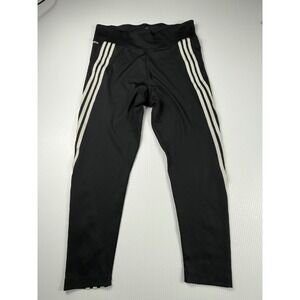 Adidas AEROREADY Training Workout Leggings 3-Stripe Black‎ XL